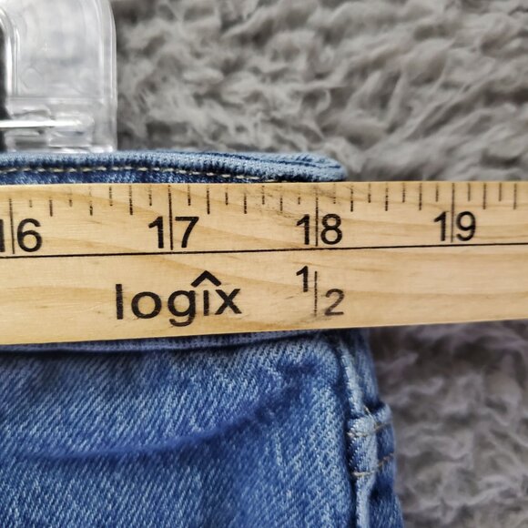 Free Assembly Jeans Womens Size 18 Blue Sustainable Ankle Stretch Denim *Read* - Picture 5 of 12